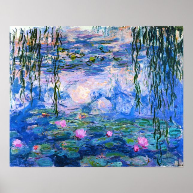 Poster Monet Water Lilies (Devant)