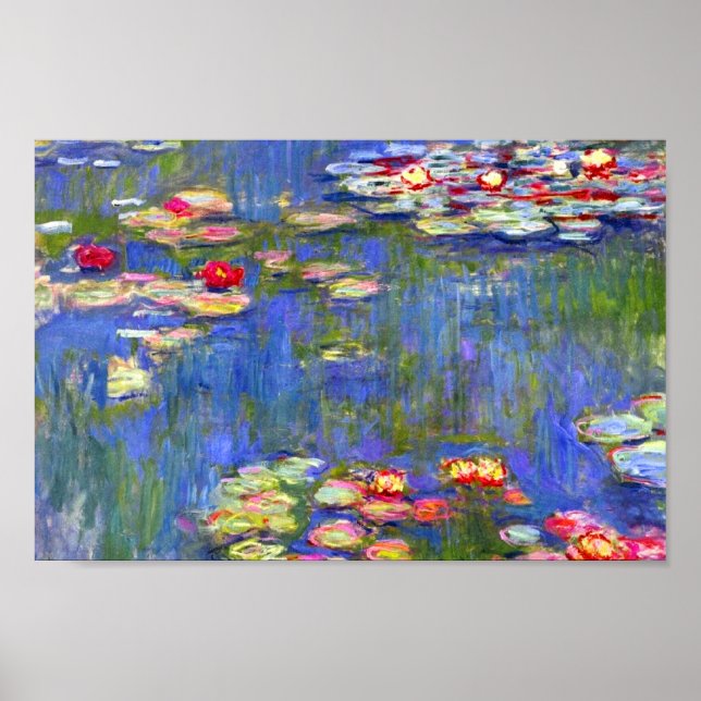 Poster Monet Water Lilies 1916 (Devant)