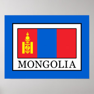 Poster Mongolie