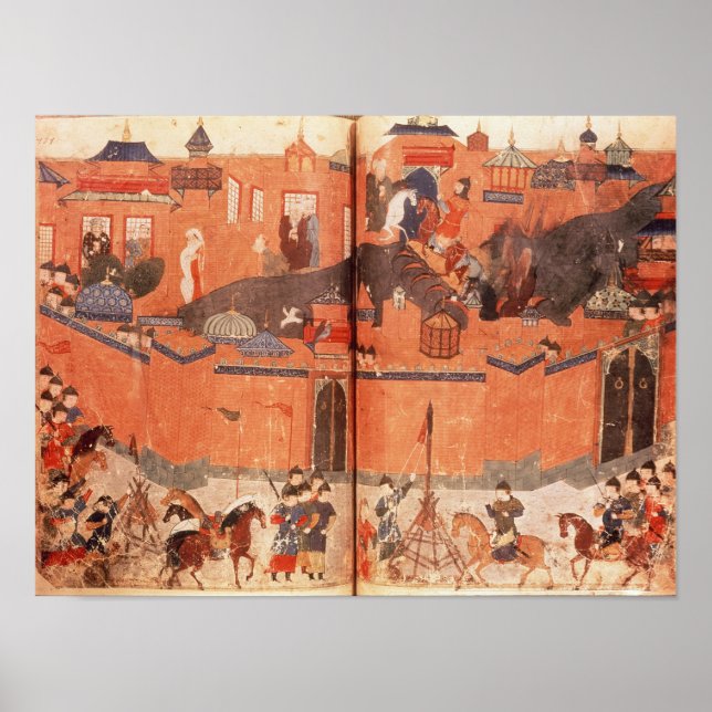 Poster Mongols sous la direction de Hulagu Khan (Devant)