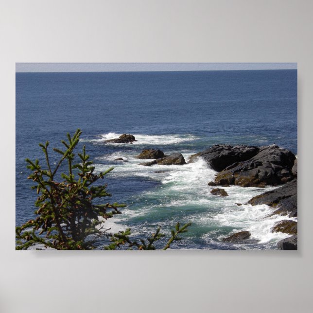 Poster Monhegan Cliff (Devant)