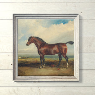 Poster "Moniteur" Cheval Peinture par James Ward