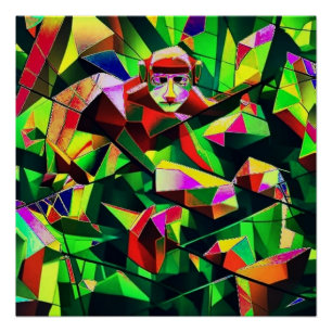 Poster Monkey Observe