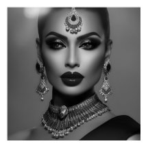 Monochrome Mode femme bijoux noir blanc