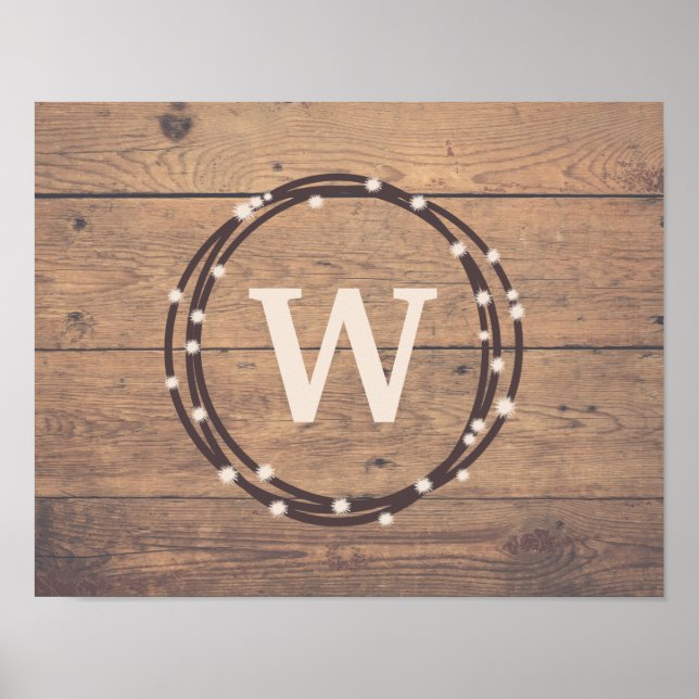 Poster Monogram design (Devant)