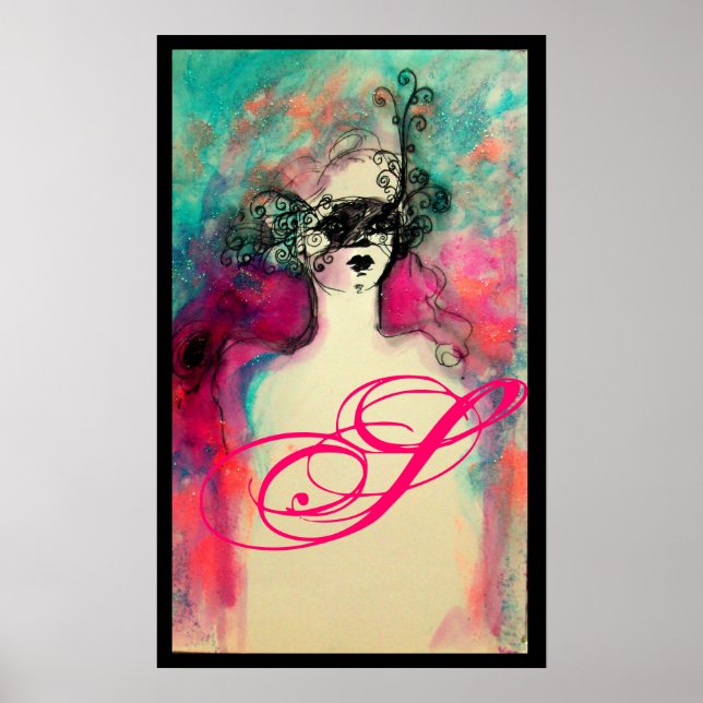 POSTER MONOGRAMME DE CHARME (Devant)