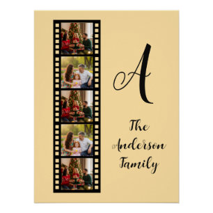 Poster Monogramme familial