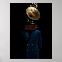 Monsieur à tête gramophone