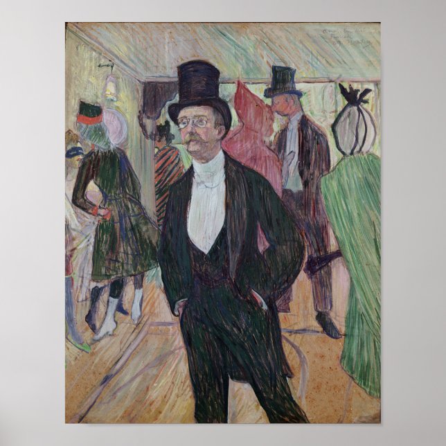 Poster Monsieur Fourcade, 1889 (Devant)