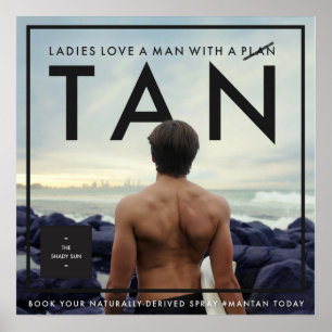 Poster Monsieur louche l'homme Tan
