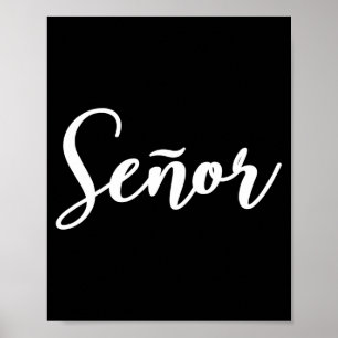 Poster Monsieur señor espagnol monsieur mari femme mariag