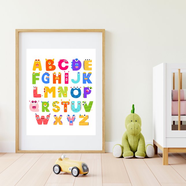 Poster Monster Alphabet ABC (Créateur téléchargé)