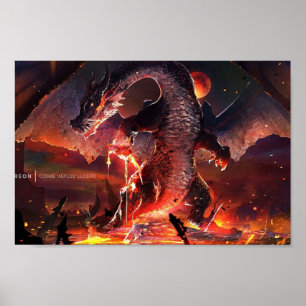 Poster Monster Hunter World Fire Dragon
