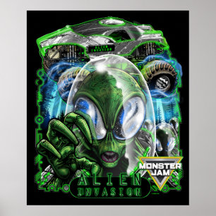 Poster Monster Jam Invasion Alien