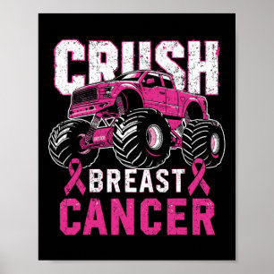 Poster Monster Truck Pink Break Sensibilisation Enfants a