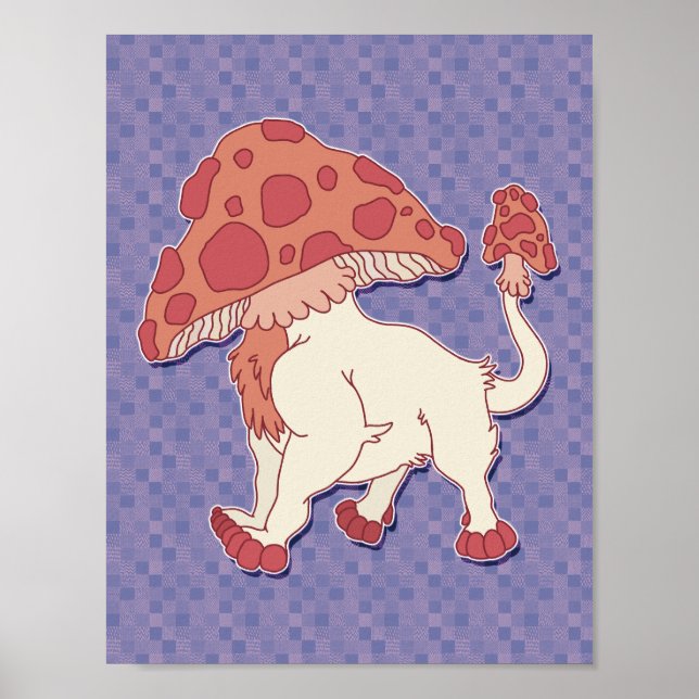 Poster Monstre Champignon (Devant)
