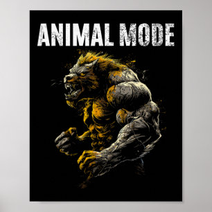 Poster Monstre De Construction De Bodybuilding