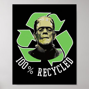 Poster Monstre de Frankenstein - 100% Recyclé S Funny Hal