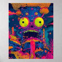 Monstre géant de l'arbre Eyeball