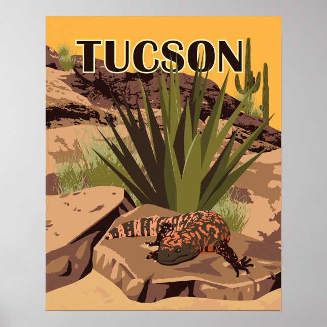 Poster Monstre Gila de 20 po x 16 po (Devant)