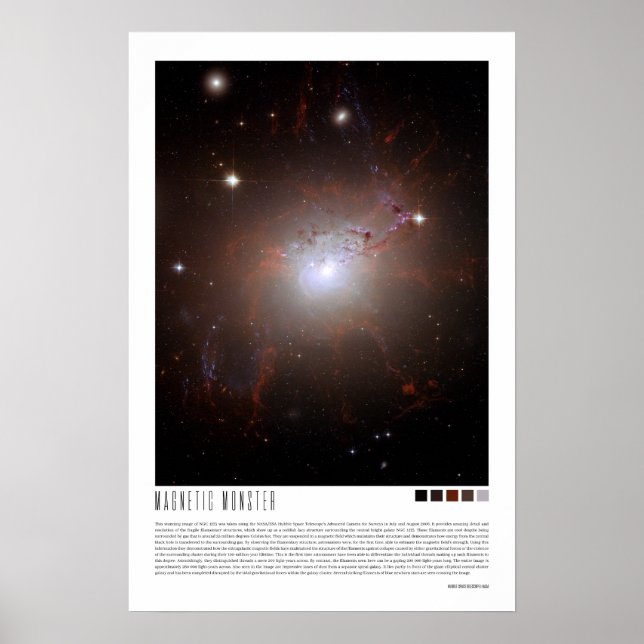 Poster Monstre magnétique (NGC 1275) (Devant)
