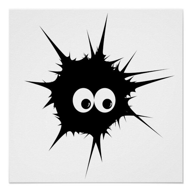 Poster Monstre mignon (Devant)