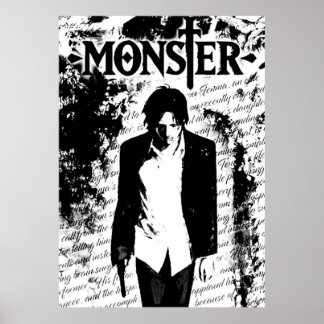 Poster Monstre Naoki Urasawas - Anime Manga