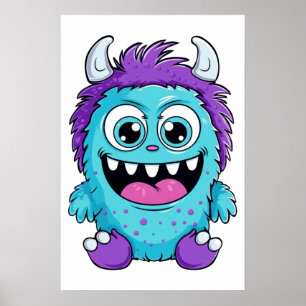 Poster Monstre pourpre