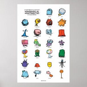 Poster Monstrosités absurdes