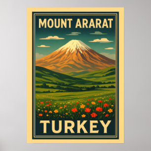 Poster Mont Ararat Turquie V01