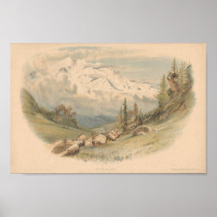 Poster Mont Blanc