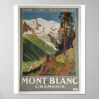 POSTER MONT BLANC