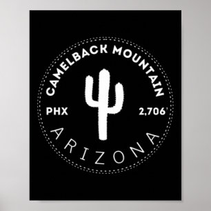 Poster Mont Camelback - Phoenix Arizona Escalade Et