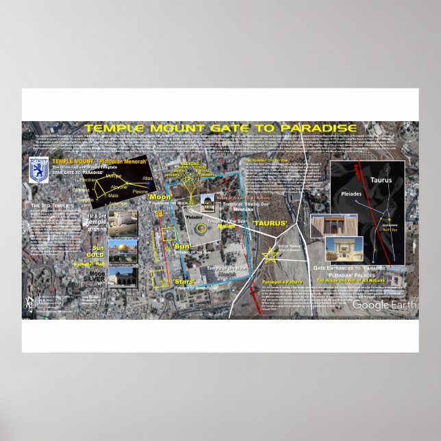 Poster Mont du Temple - Taurus Motif (Devant)