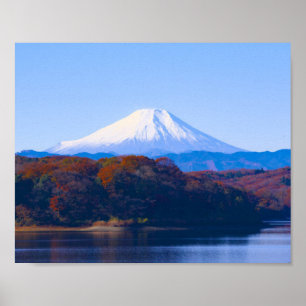 Poster Mont Fuji Japon