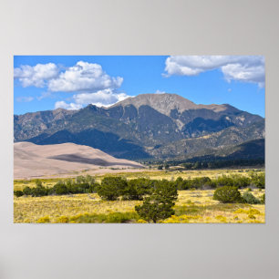 Poster Mont Herard, Great Sand Dunes National Park, CO