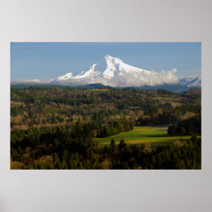 Poster Mont Hood, Jonsrud Viewpoint, Sandy, Oregon