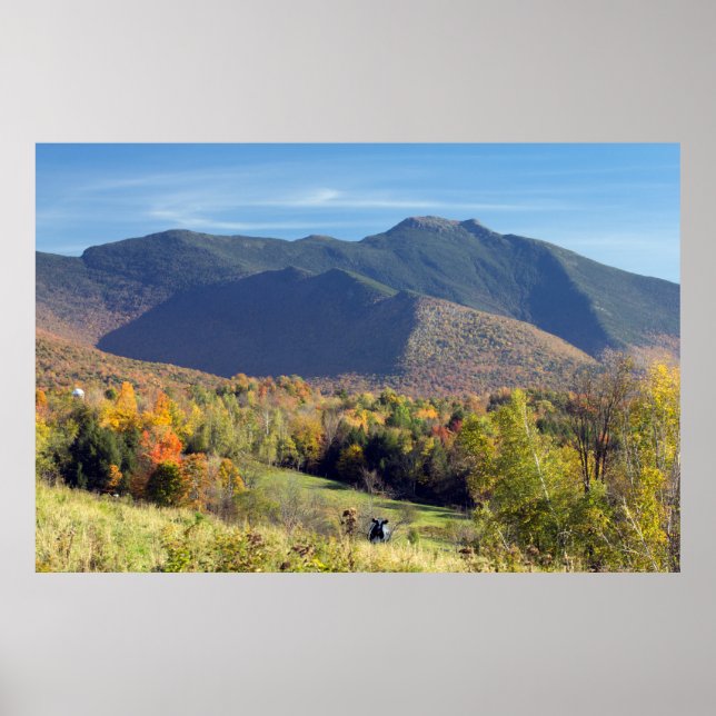 Poster Mont Mansfield, Vermont (Devant)
