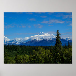 Poster Mont McKinley en Alaska