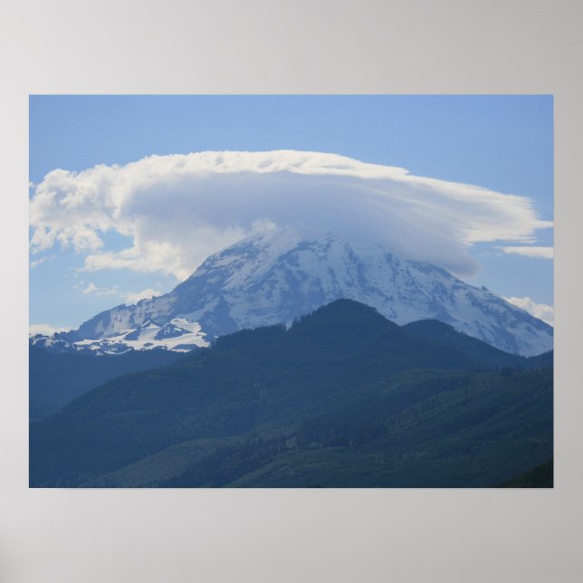 Poster Mont Rainier (Devant)