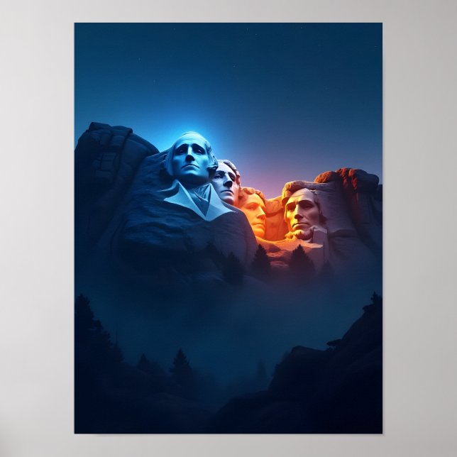 Poster Mont Rushmore (Devant)