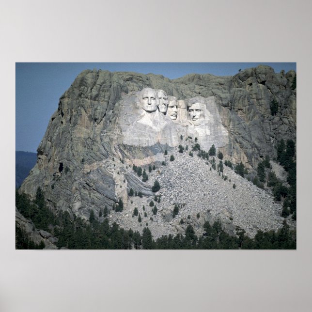 Poster Mont Rushmore, Black Hills, Dakota du Sud, États-U (Devant)