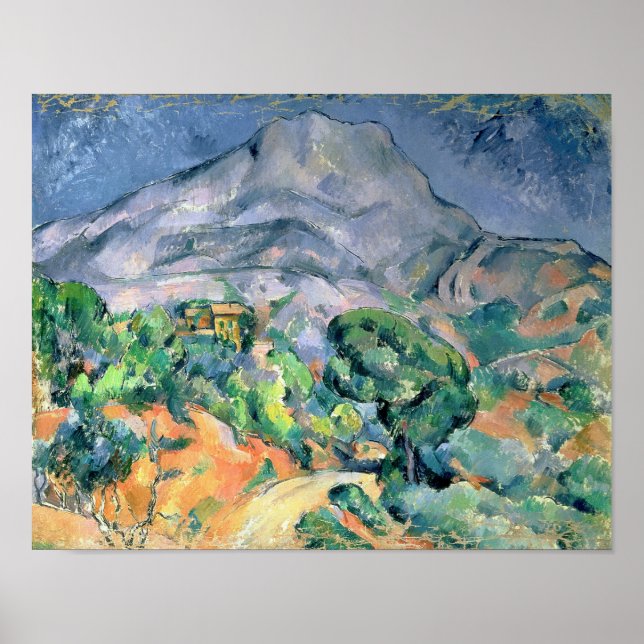 Poster Mont Sainte-Victoire, 1900 (Devant)