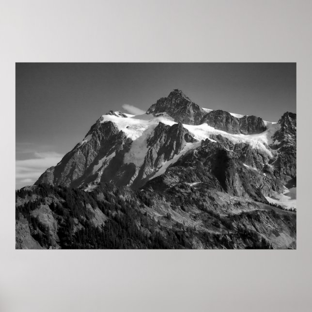 Poster Mont Shuksan (Devant)