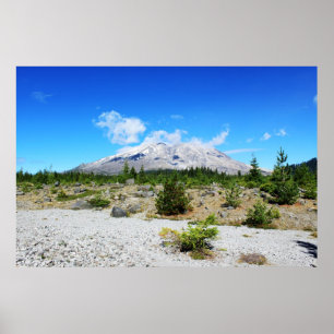 Poster Mont St Helens, photographie de paysage, Seattle