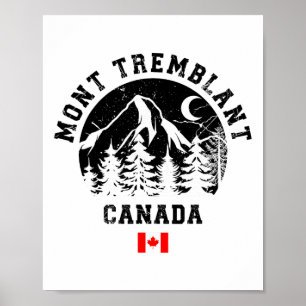 Poster Mont Tremblant Canada Station de ski Québec Ski So