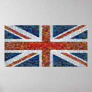 Poster Montage d'Union Jack