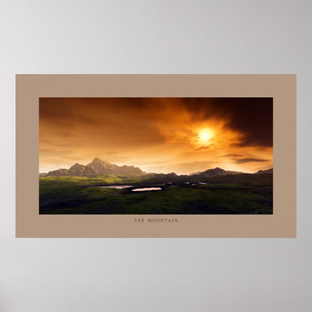 Poster montagne (Devant)