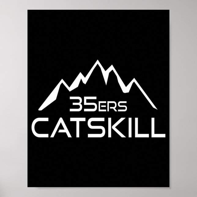 Poster Montagne Catskill 35er (Devant)