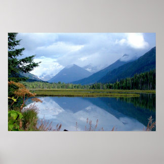 Poster Montagne de l'Alaska